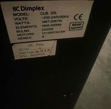 Photo of free Simplex 2KW Electric fire (Didcot OX11) #2