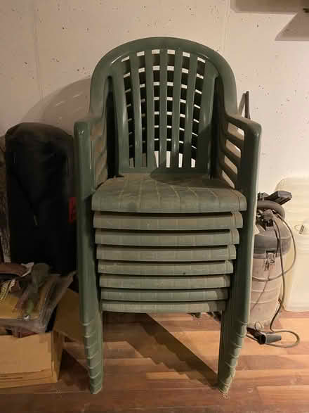 Photo of free Green Garden Chairs (Kelsall) #1