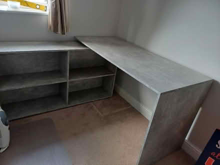 Photo of free Corner desk and bookshelf (Common Lane) #1