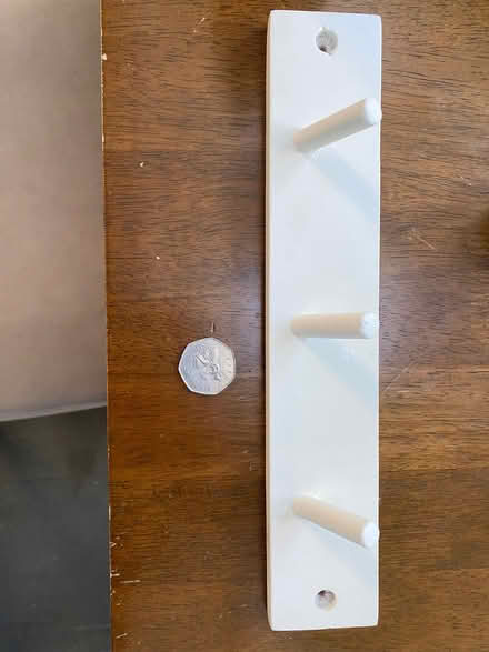 Photo of free White wooden hooks (Aldrington BN3) #2