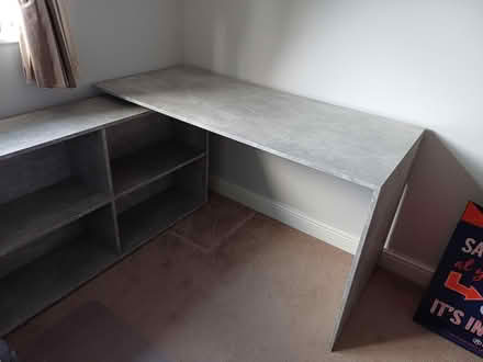 Photo of free Corner desk and bookshelf (Common Lane) #3