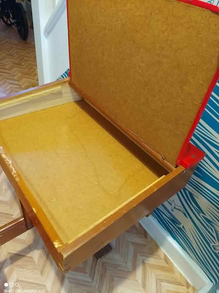 Photo of free Child's wooden desk (Matlock) #2