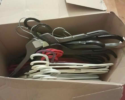 Photo of free Clothes hangers, mainly plastic (Southport PR9) #1