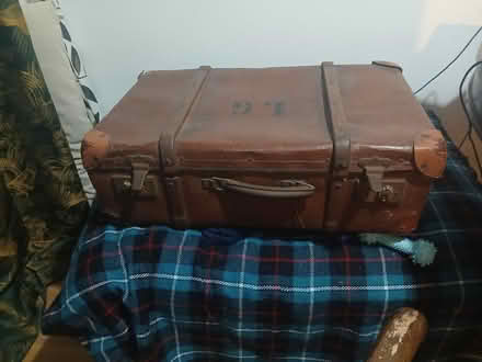 Photo of free Vintage brown suitcase (Borehamwood WD6) #1