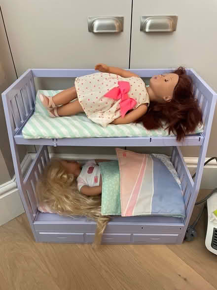 Photo of free Two dolls and bunk bed (Battersea SW8) #1