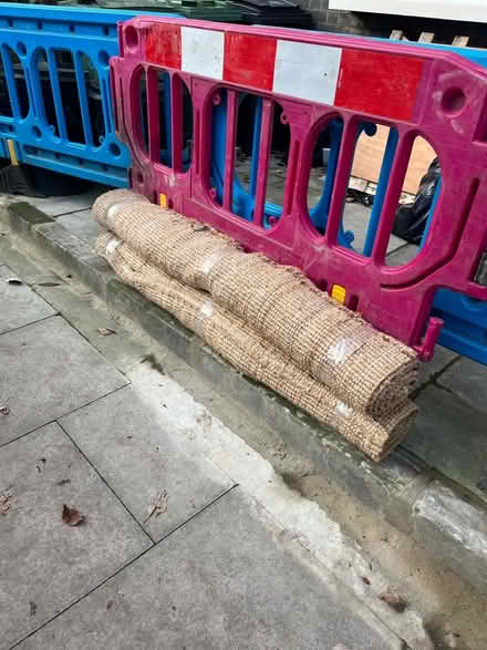 Photo of free 2x large sisal rugs (NW5) #1