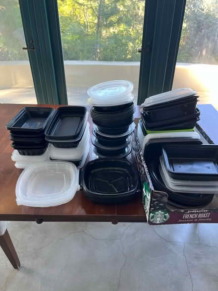 Photo of free Plastic meal containers -used,clean (Sherman Oaks) #1