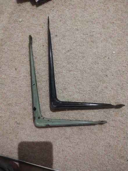 Photo of free Two metal shelf brackets (Sydenham SE26) #1