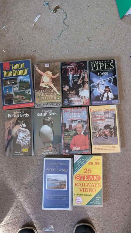 Photo of free VHS Videos, assorted (Warley HX2) #1