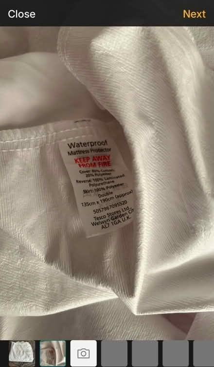 Photo of free Mattress protector x 2 (KT15) #2