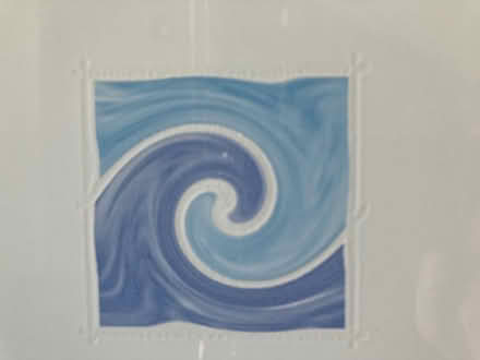 Photo of free Tiles, blue swirl 15x15cm (Dunfermline KY11) #1