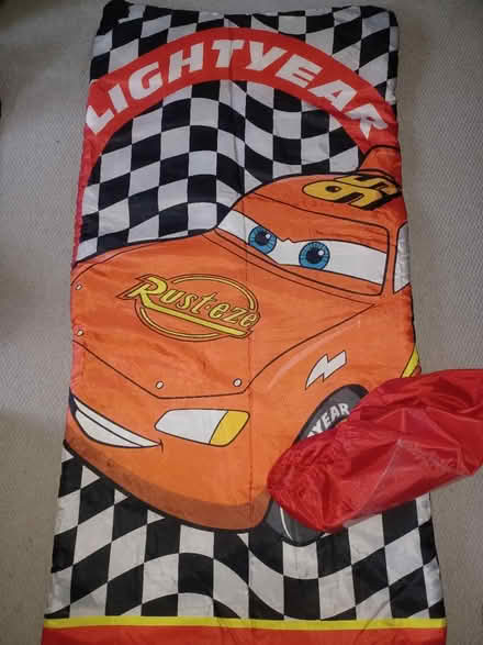 Photo of free Lightning mcqueen sleeping bag (RG12, Binfield) #1