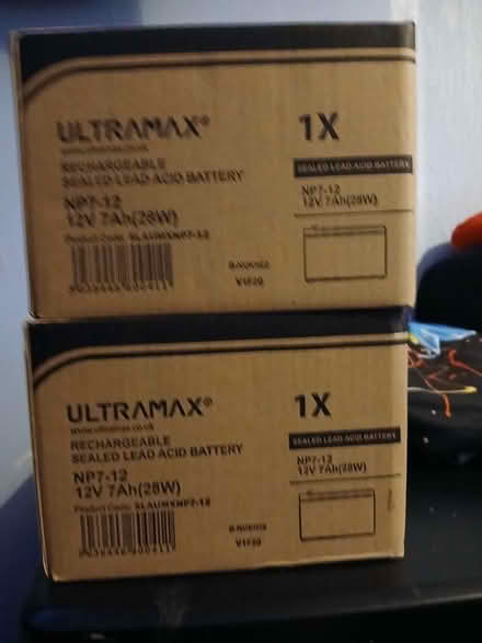 Photo of free 2 12v0lt batteries new. (Ashton-U-Lyne OL6) #2