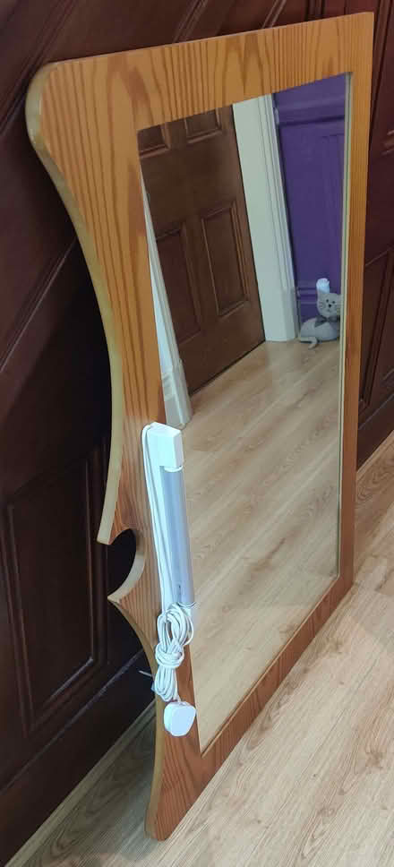 Photo of free Large mirror with built in light (Heaton Chapel SK4) #1