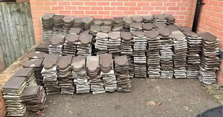 Photo of free Brown concrete club exterior roof/wall tiles (Farnborough BR6) #3