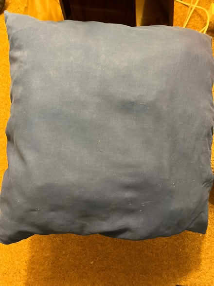 Photo of free Bright blue cushion (Moseley B13) #1