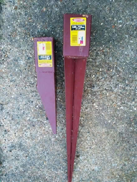 Photo of free Two Metpost Fence Post Repair Spurs (IP5) #1