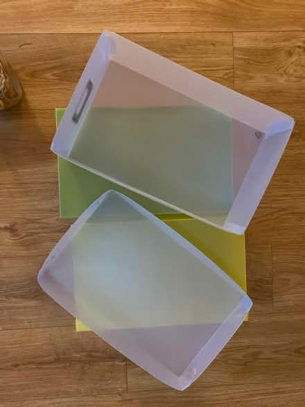 Photo of free 7 plastic shoe boxes (Great Barr B437LA) #2