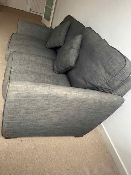 Photo of free black 2 seater sofa (SW15 2AS) #2