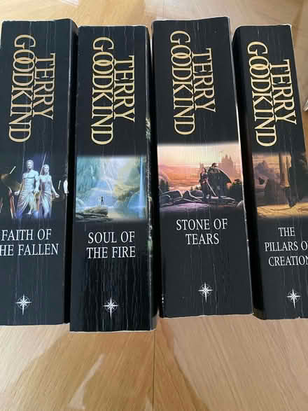 Photo of free 4 Paperback Books (Terry Goodkind) (Sharmans Cross B90) #1