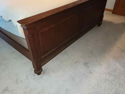 Photo of free King Size Bed Frame - wood (Tunkhannock, Wyoming County PA) #4