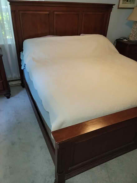 Photo of free King Size Bed Frame - wood (Tunkhannock, Wyoming County PA) #3