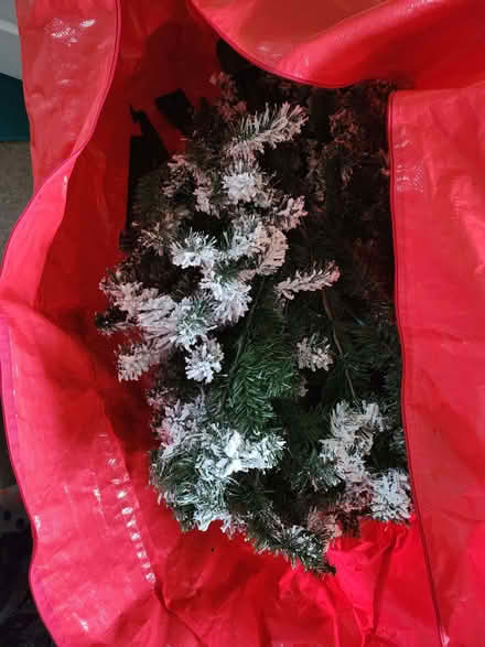 Photo of free Xmas tree with fake snow (Cam GL11) #1