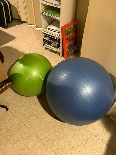 Photo of free Exercise balls (Metuchen NJ) #1