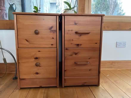 Photo of free Solid pine filing cabinets (Callander) #1