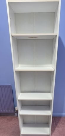 Photo of free White Bookcase (Selsdon CR2) #2