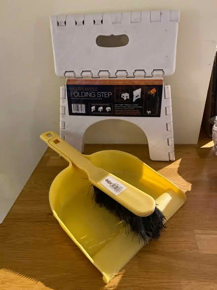 Photo of free Folding step and dustpan and brush (Great Barr B437LA) #1