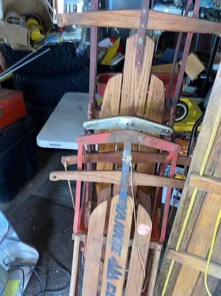 Photo of free 3 antique sleds (Ridgefield, CT) #1