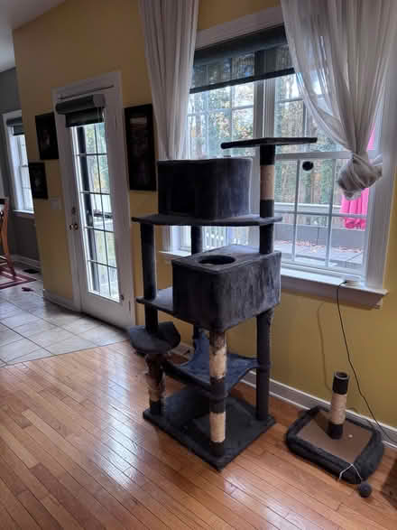 Photo of free Tall, gray cat condo (23060) #1