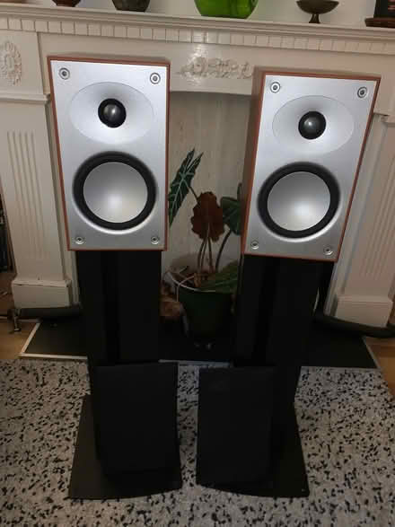 Photo of free Loudspeakers and stands (Hampstead Garden Suburb NW11) #2