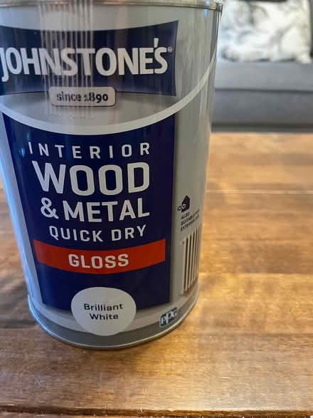 Photo of free White Gloss paint (Claverley WV5) #1