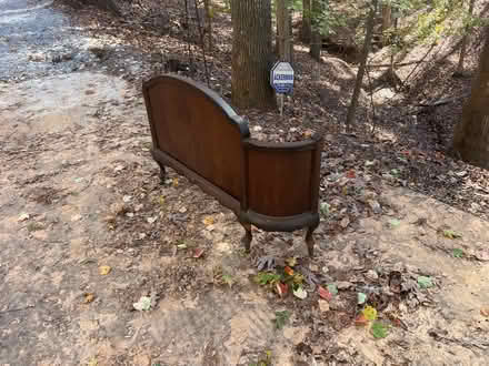 Photo of free Antique Headboard and footboard (Woodstock area) #3