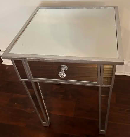 Photo of free Mirrored end table (Bowie) #1