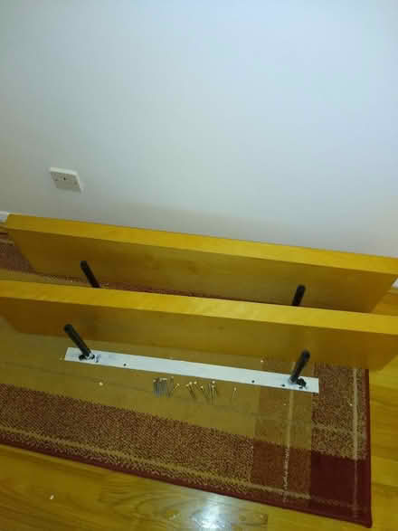 Photo of free Two teak floating shelves (Stockport, SK4) #2