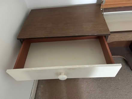 Photo of free Retro 1970's desk (SW15 2AS) #3