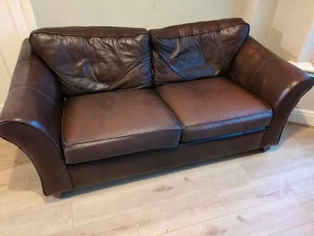 Photo of free leather marks and Spencer settee (Ainsdale PR8) #1