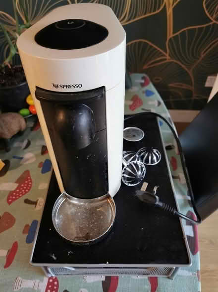 Photo of free Nespresso vertuo coffee machine, pod holder stan a few pods (Shelton Lock DE24) #1