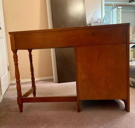 Photo of free Small wooden desk (Hazlet, near Keansburg, NJ) #2