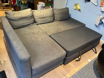 Photo of free L-shaped sofa bed (D18) (Leopardstown) #1