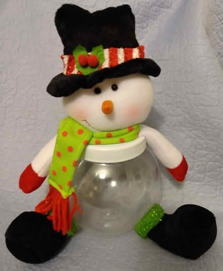 Photo of free Refillable Christmas Snowman 'Jar' (Chestnut Hill, Newton) #1