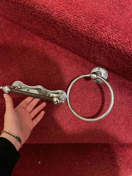 Photo of free Loo roll holder & towel rail (Meanwood LS6) #1