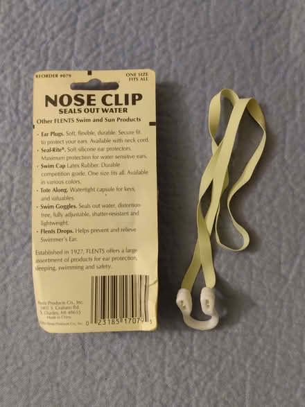 Photo of free Swimmer's Nose Clip (Chestnut Hill, Newton) #3