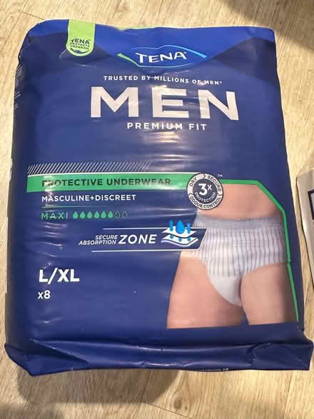 Photo of free 2 packs of Tena Men (Central Horsham) #1