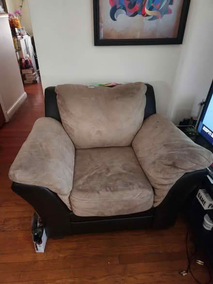 Photo of free Used Upholstered Living Room Chair (Temple Hills,MD) #1