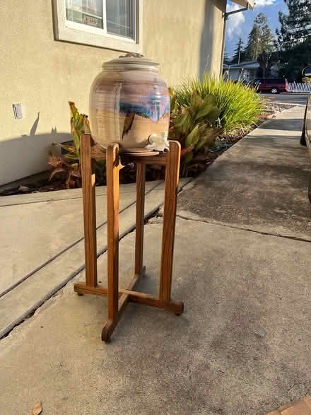 Photo of free Ceramic Beverage Dispenser w/Stand (Campbell) #1