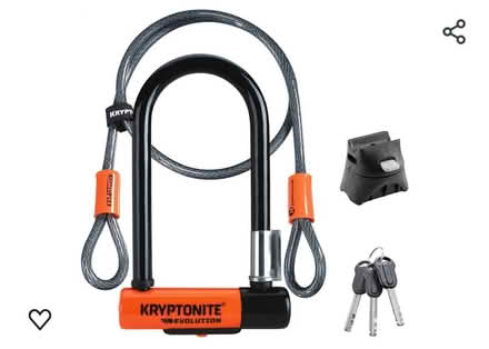 Photo of Bike Lock and air pump (RG30) #1